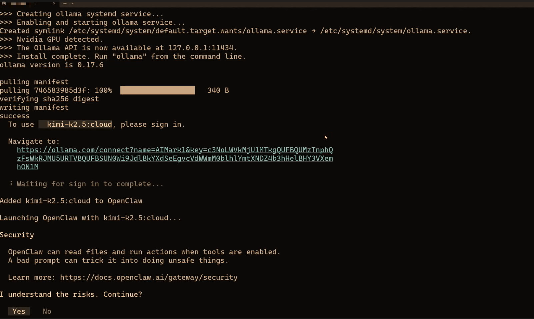 OpenClaw 模型選擇清單(選 Cloud)